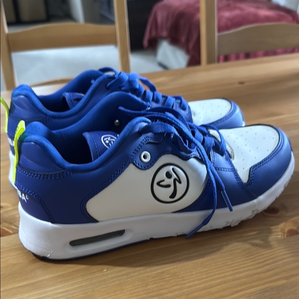 Zumba Fitness Blue and White Sneakers